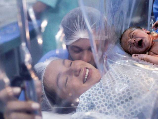 Parto de Monike Marcely