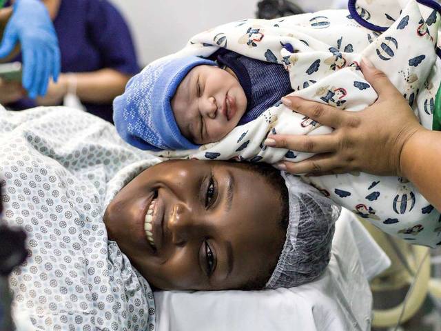 Parto de Núbia Santos