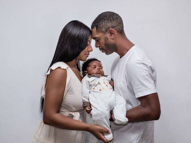 Família de Heitor 2 Meses