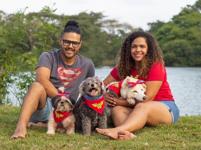 Ensaios Pet de ❤️ Mika, July e Morango❤️