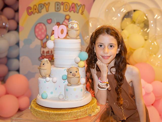 Aniversários de Aniversário Infantil da Clara | Festa de 10 anos tema Capivara | Vila Velha - ES