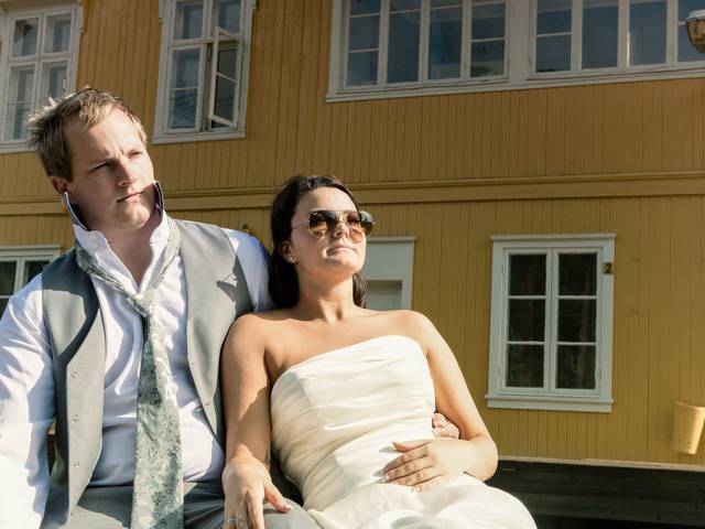 Trash the dress of Trine & Morten