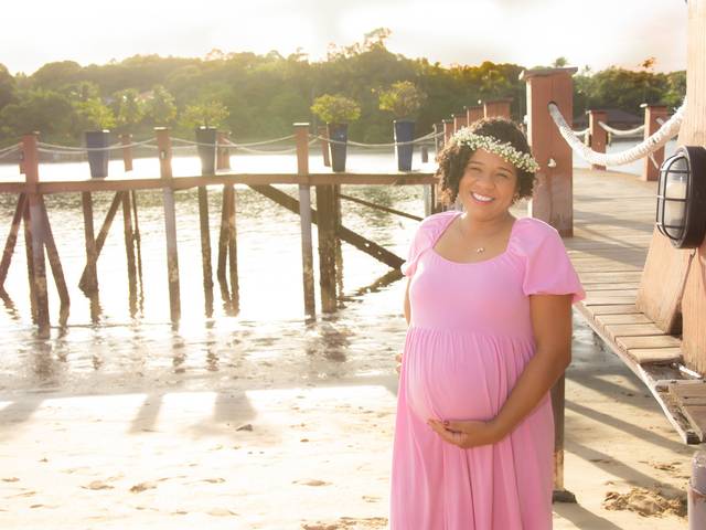 Gestante de Ensaio Gestante Thallyta e Edvaldo