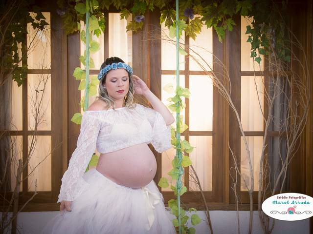 Gestante de Sessão Gestante Encantado - Priscilla 