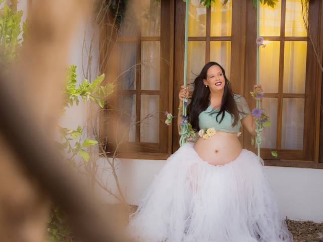 Gestante de Ensaio Gestante Elizabeth e Júnior