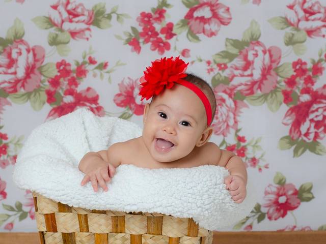 Acompanhamento de Ensaio Infantil Laura - 3 meses