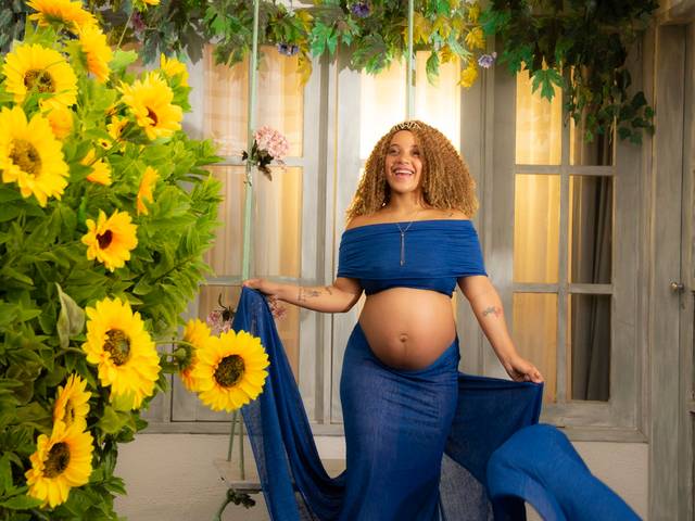 Gestante de Ensaio Gestante - Débora