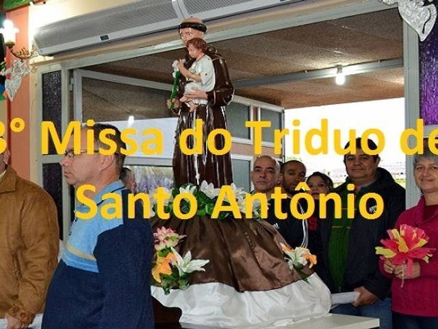 Missa de 3° Missa do Tríduo de Santo Antônio