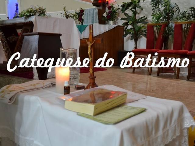 Catequese de  Catequese do Batismo