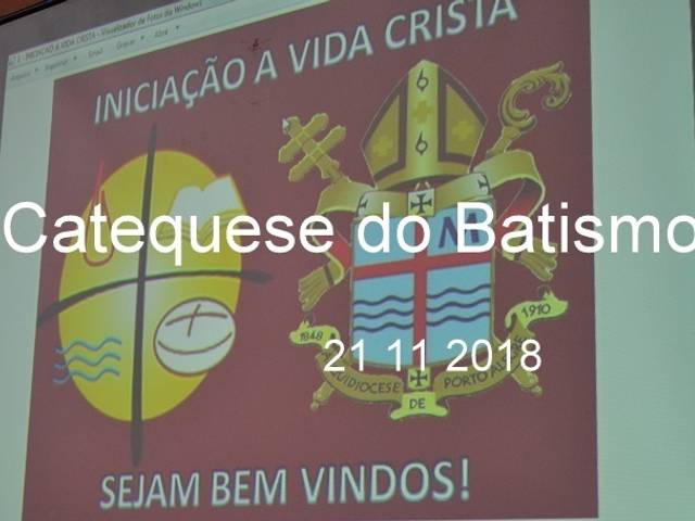 Catequese de Cateques do Batismo