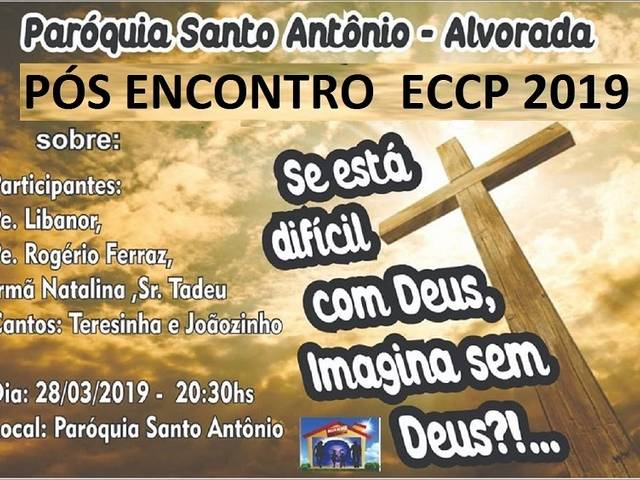 Encontro de Pós Encontro ECCP 2019