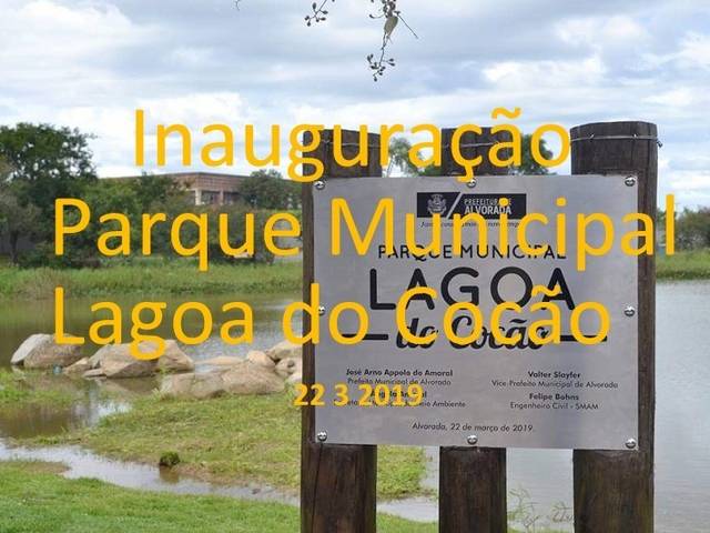 Encontros de Inauguração Parque Municipal lagoa do Cocão