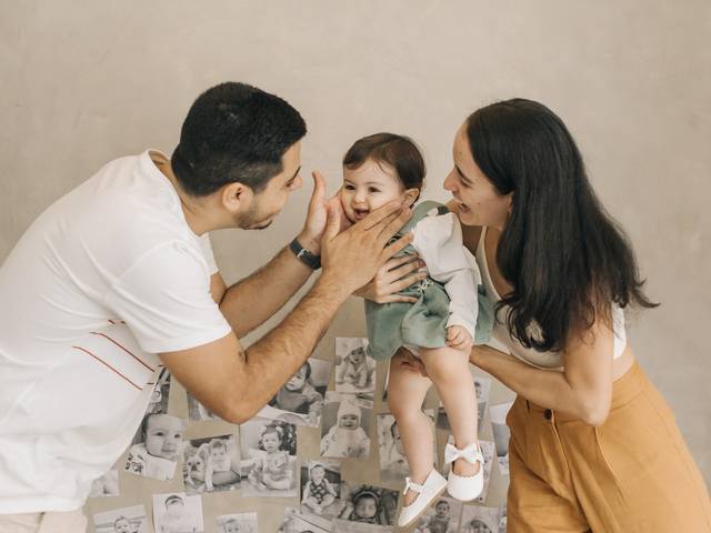 ensaio família de [Família] Luiza 11 meses