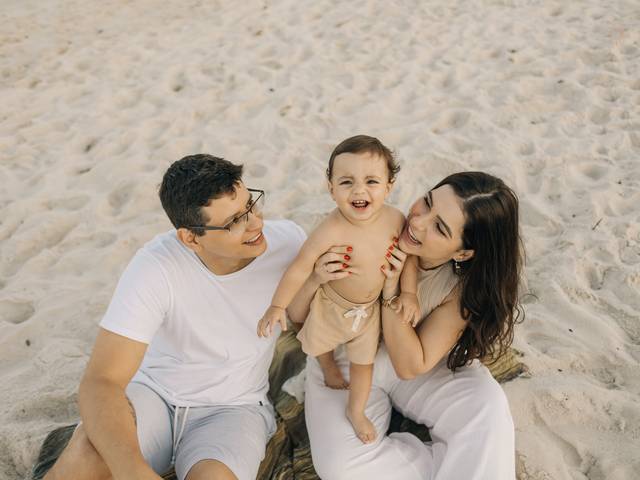 ensaio família de [Família] Davi 12 meses