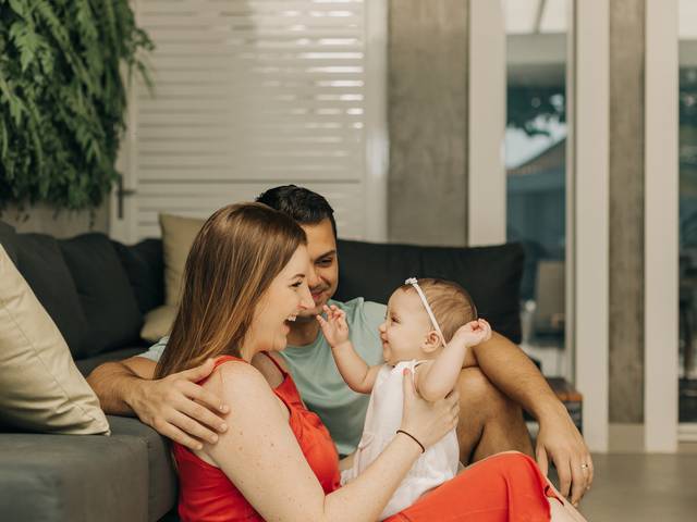 ensaio família de [Família] Isabela 8 meses - Larissa Millan Foto