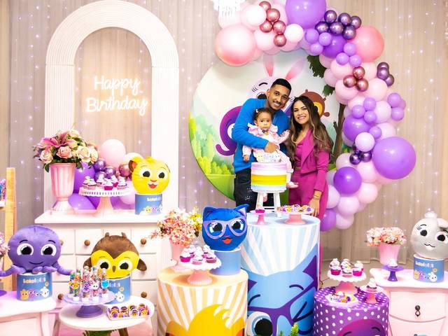 Aniversário Infantil  de Aniversário 1 ano da Isis