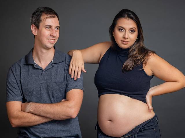 Ensaios de A ESPERA DO LÉO - Aline e Guilherme