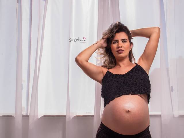 Gestante de Mirela a espera de Davi