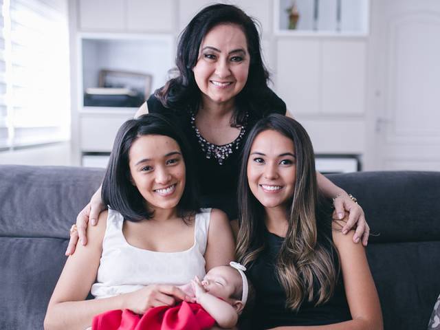 Ensaios de 3 gerações e um novo amor! Marina 3 meses.