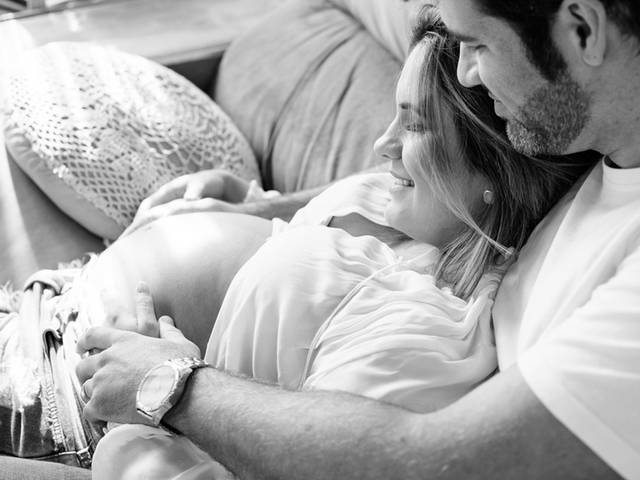 Ensaios de Ana e Thiago esperando o Raul 