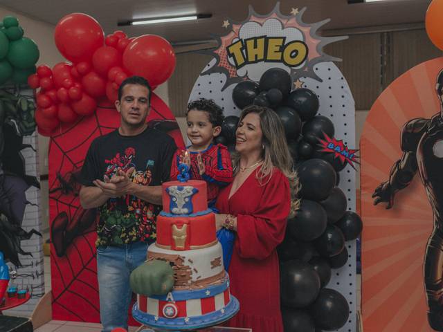 Aniversários de Theo Tozzi 3 anos