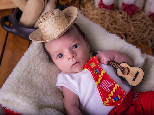 Crianças de Vicente 1 mes