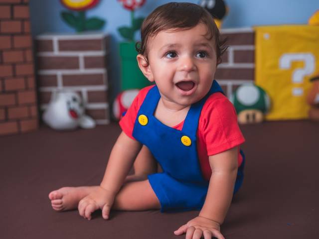 Crianças de Vicente 9 meses