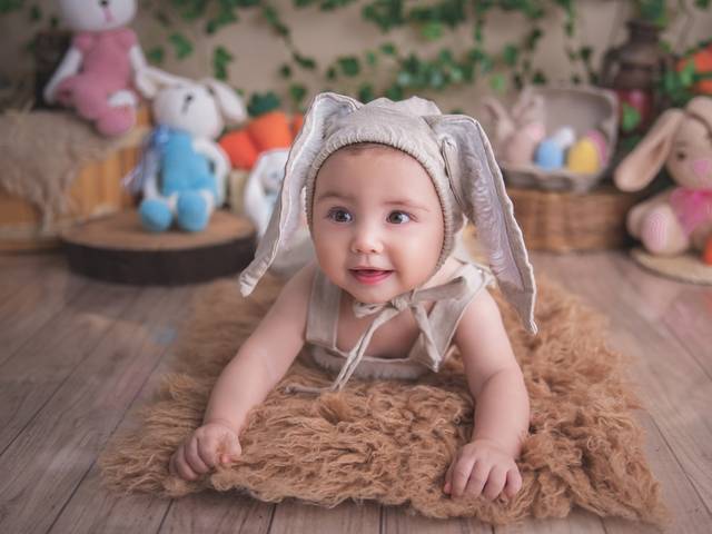 Crianças de Theo 7 meses