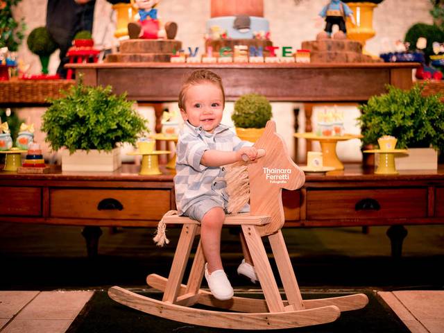 Festa Infantil de Aniversário Vicente - 1 Ano