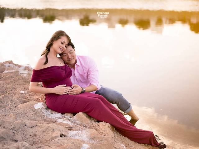 Gestante de Gestação da Marina