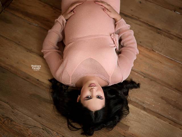 Gestante de Gestação da Marina