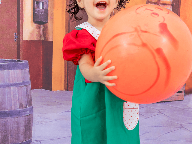 Cenário de Esther na vila do Chaves