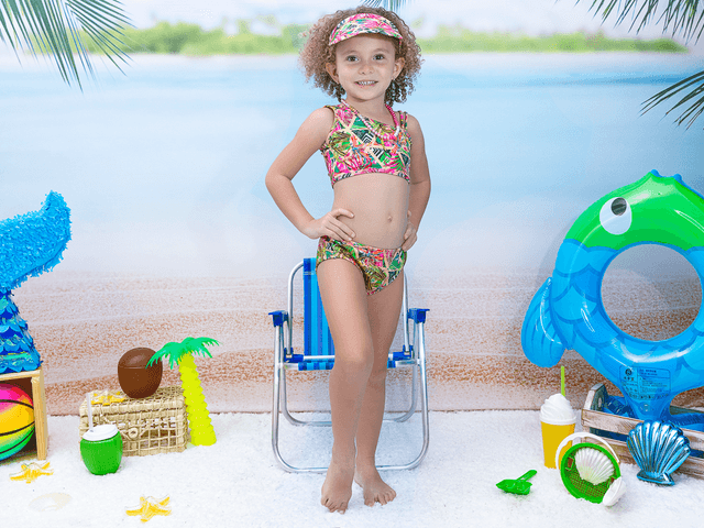 Cenário de Sol com a Yasmin