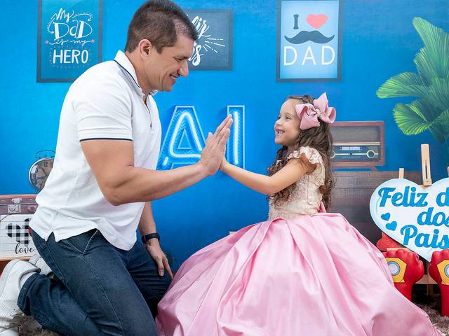 Cenário de Maria Alice e seu papai
