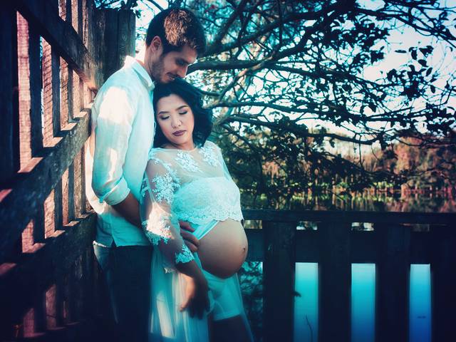 Ensaio Gestante de Cláudia e Allan