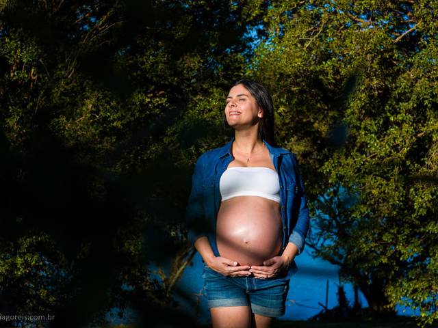 Gestante de Iliana e Luis