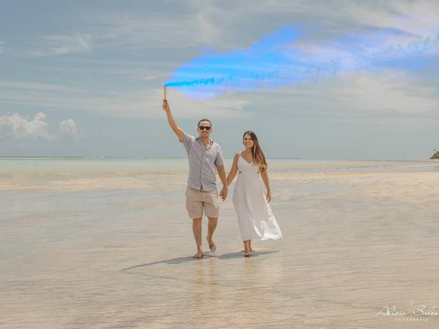 Família de chá revelação  