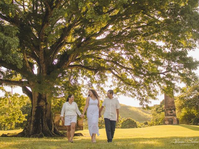 Família de ensaio com a família da Saskia debutante