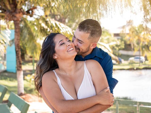 Ensaios de casais de Jeaneny e Rodrigo 