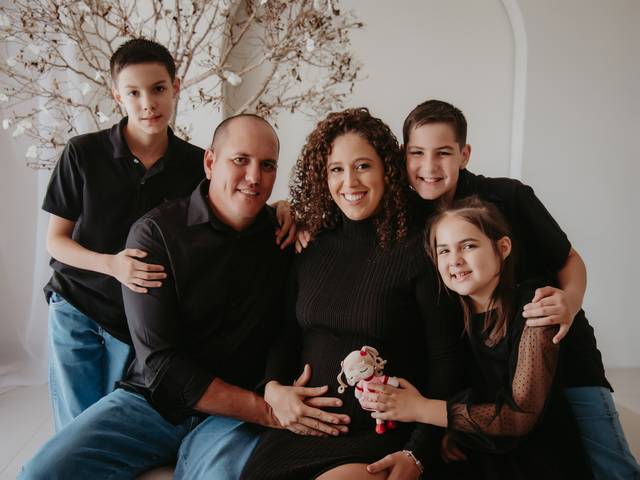 Ensaio Gestante Estúdio de Vanessa e Alex