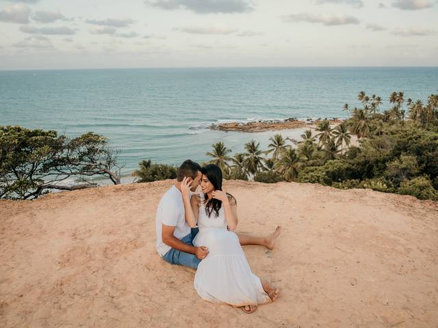 Ensaio de Mylena e Valker