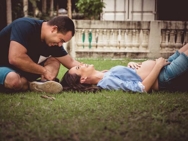 Gestante e Familia de Juliene e Rafael