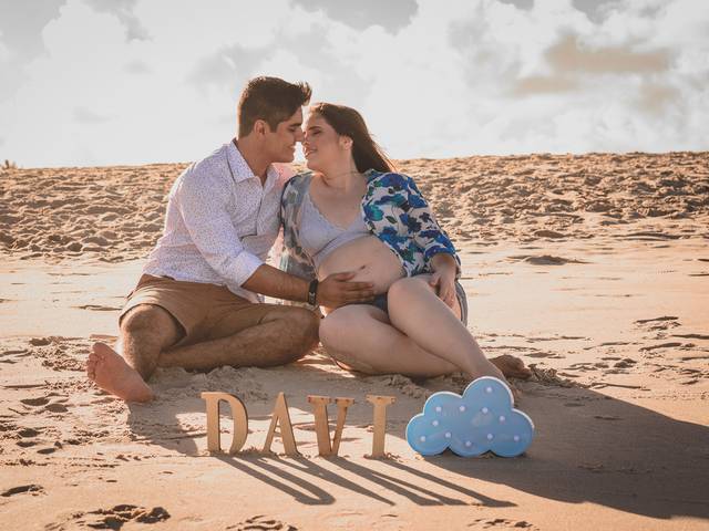 Gestante e Familia de Nathalia e Felipe