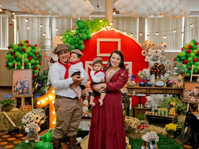 ANIVERSÁRIOS de Alberto e Felipe | 1 ano