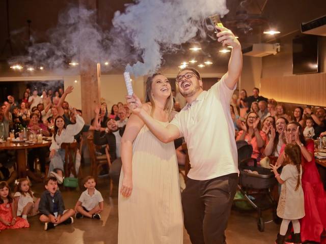 FESTAS de CHÁ REVELAÇÃO ALINE E JAIME