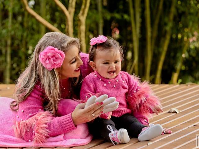 Sessão Fotográfica de Manuella e tia Dani