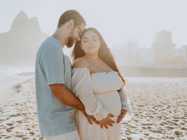Gestante de ENSAIO FOTOGRÁFICO DE GESTANTE NA PRAIA DE IPANEMA - IPANEMA | RIO DE JANEIRO | ISABELA, MATHEUS E {MARIA CATARINA}