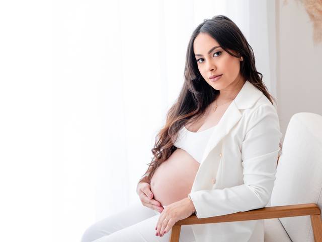 Gestante de Silvia e Eduardo