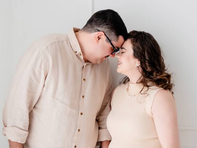 Gestante de Agnes e Eduardo