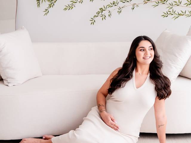 Gestante de Juliana e Vitor